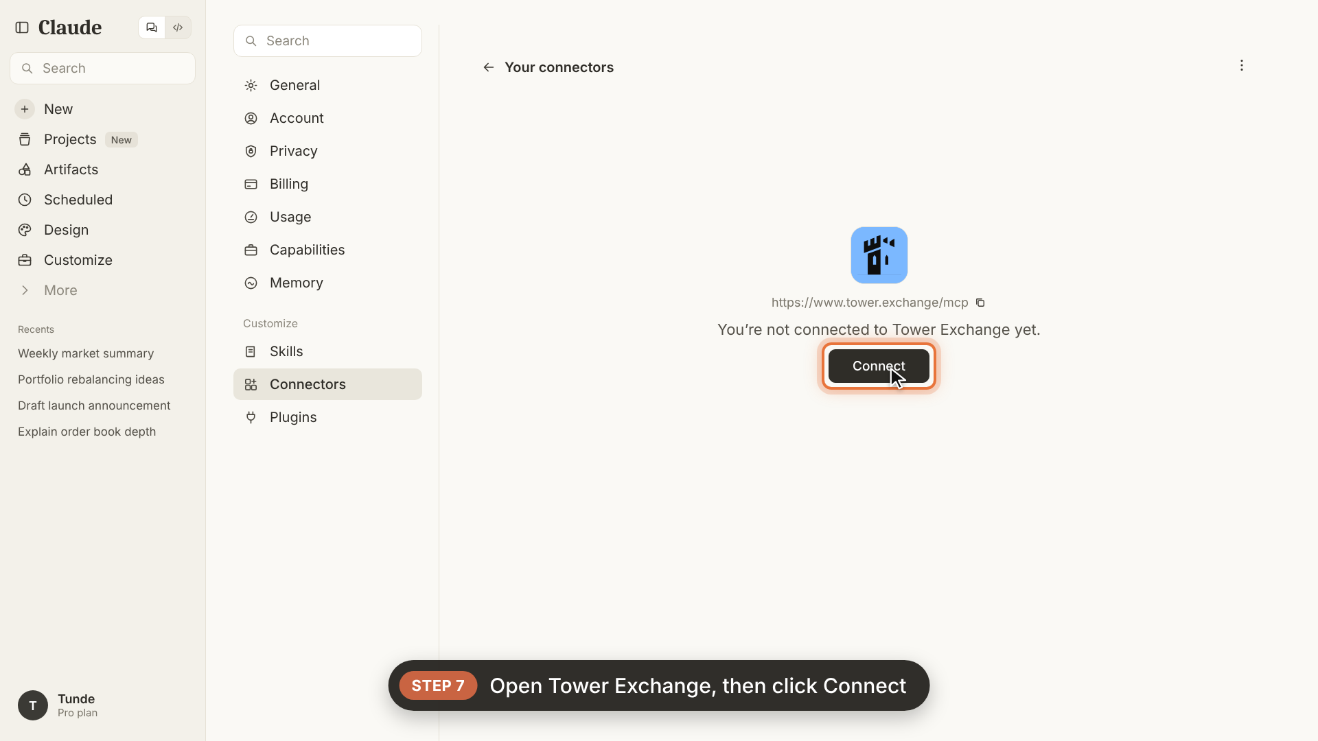 Step 7: Click Connect